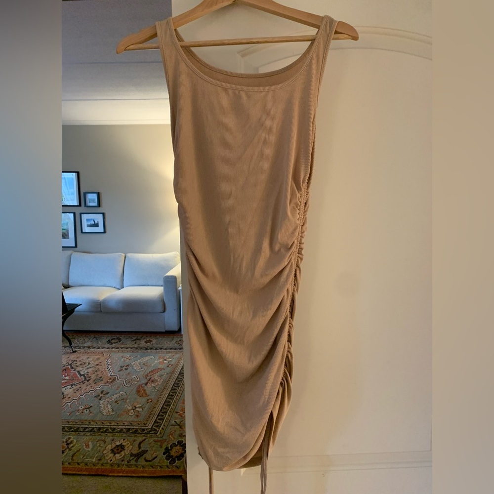 Drawstring Bodycon Dress